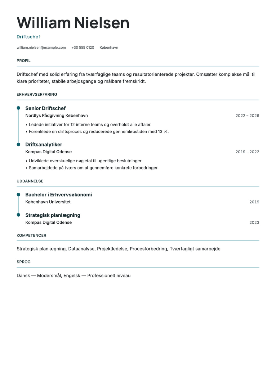 Tempo resume preview