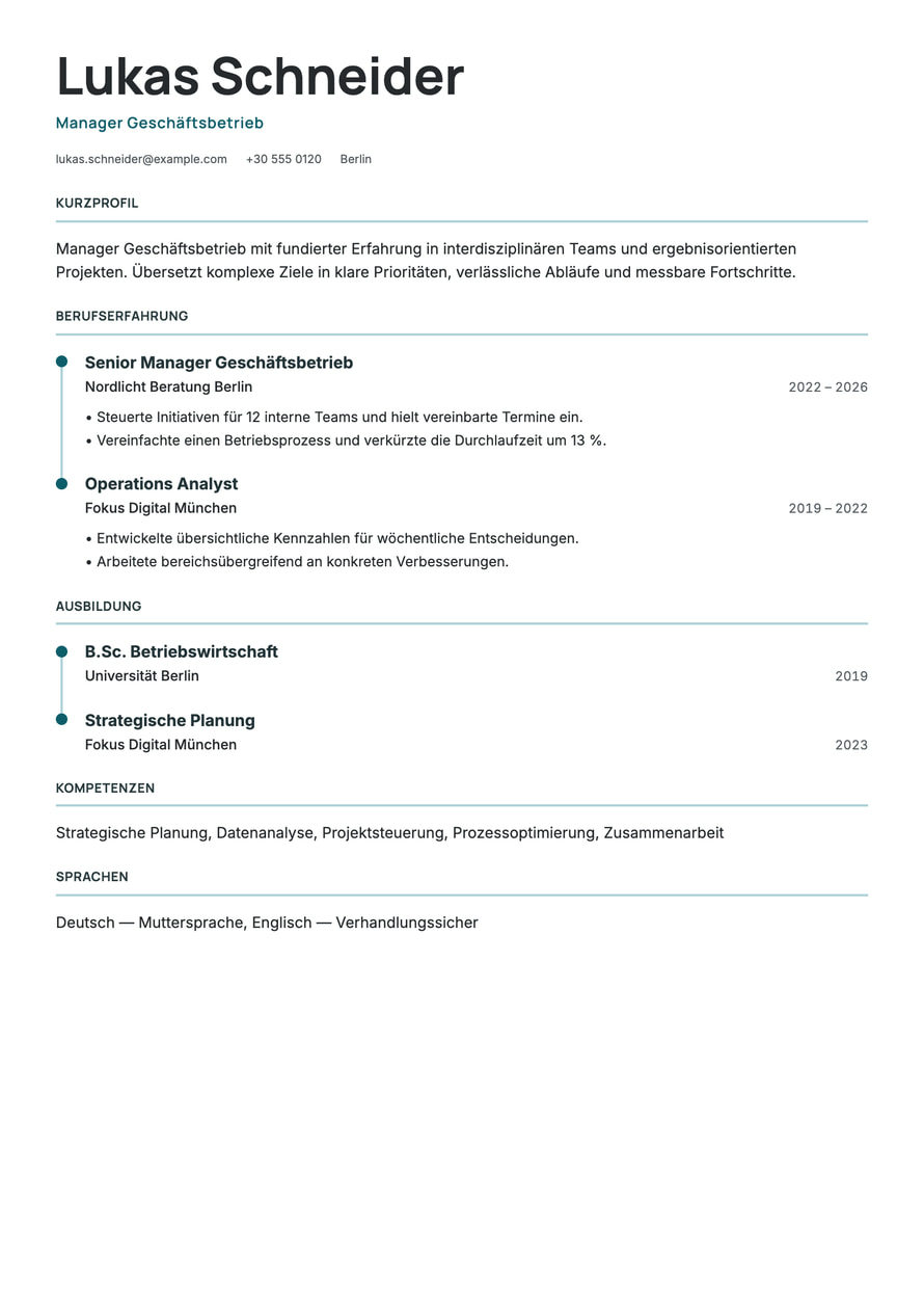 Tempo resume preview