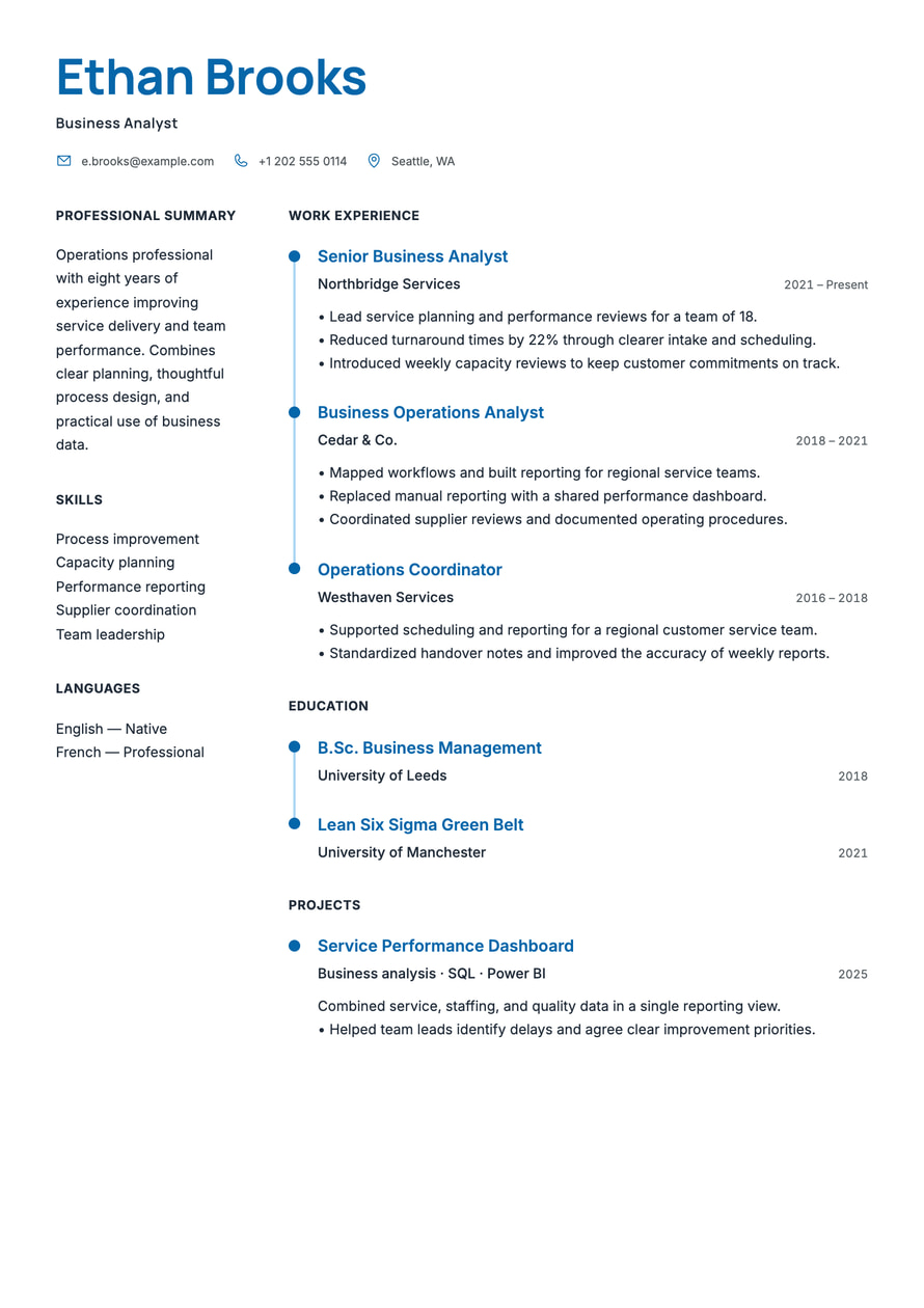 Continuum resume preview