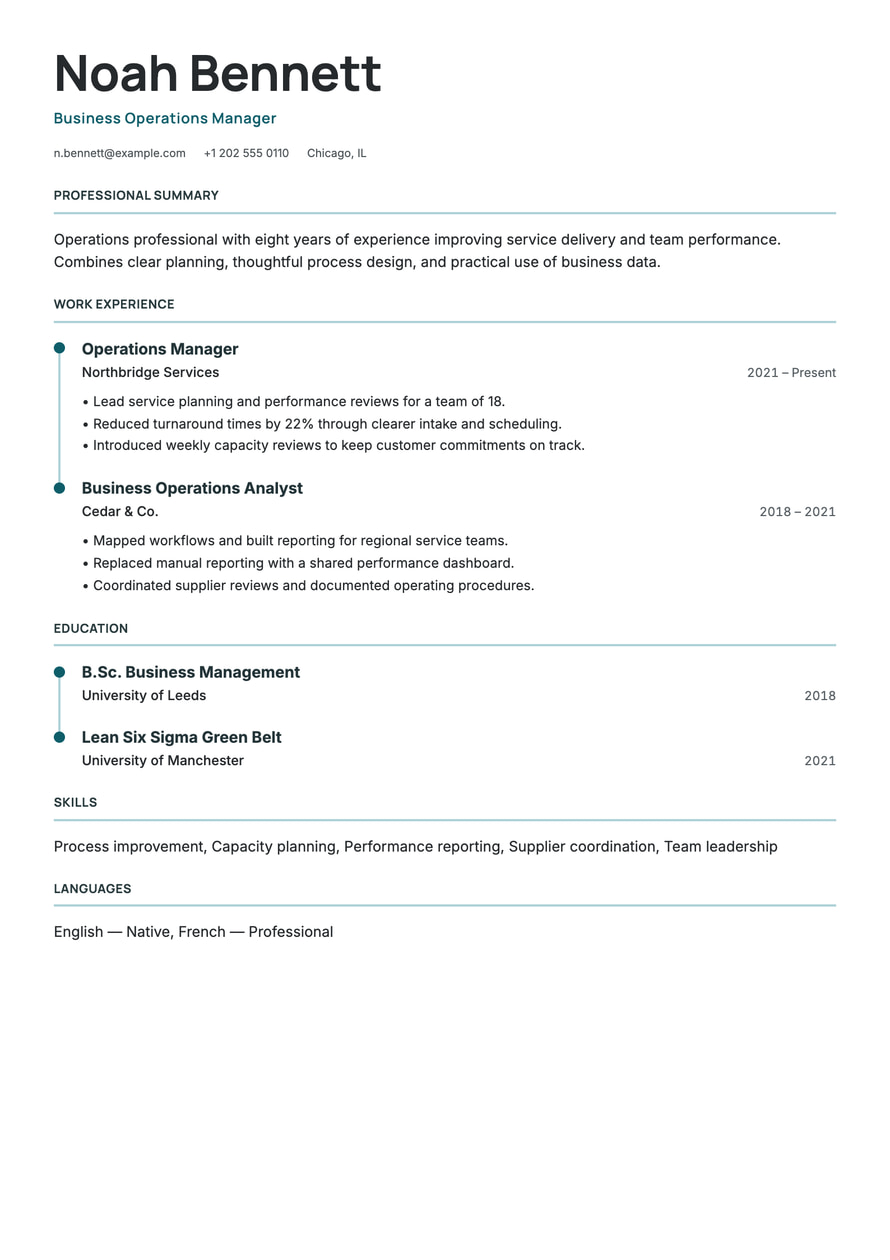 Tempo resume preview