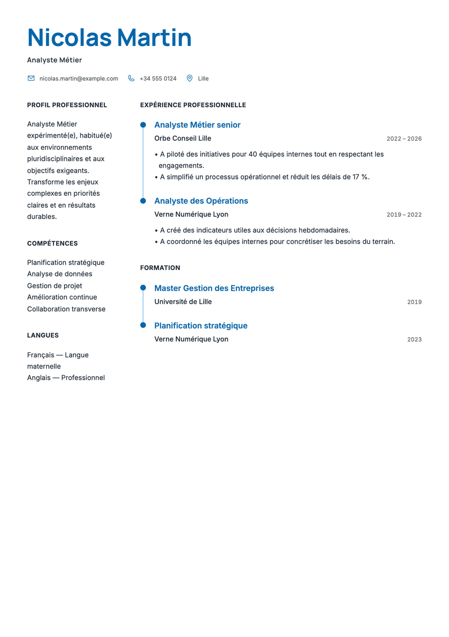 Continuum resume preview