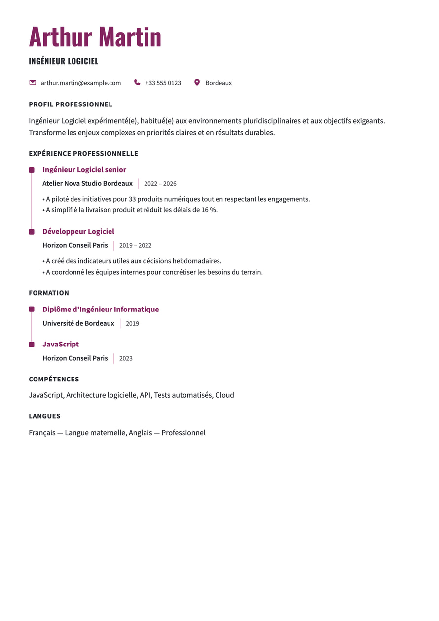Vertex resume preview