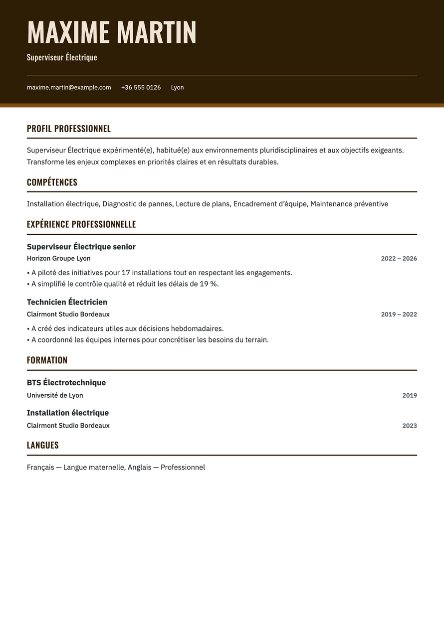 Workshop resume preview