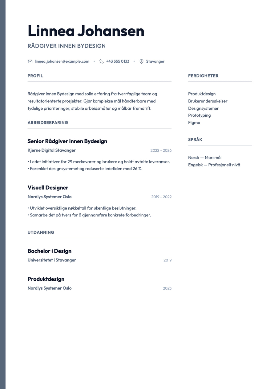 Urban Split resume preview