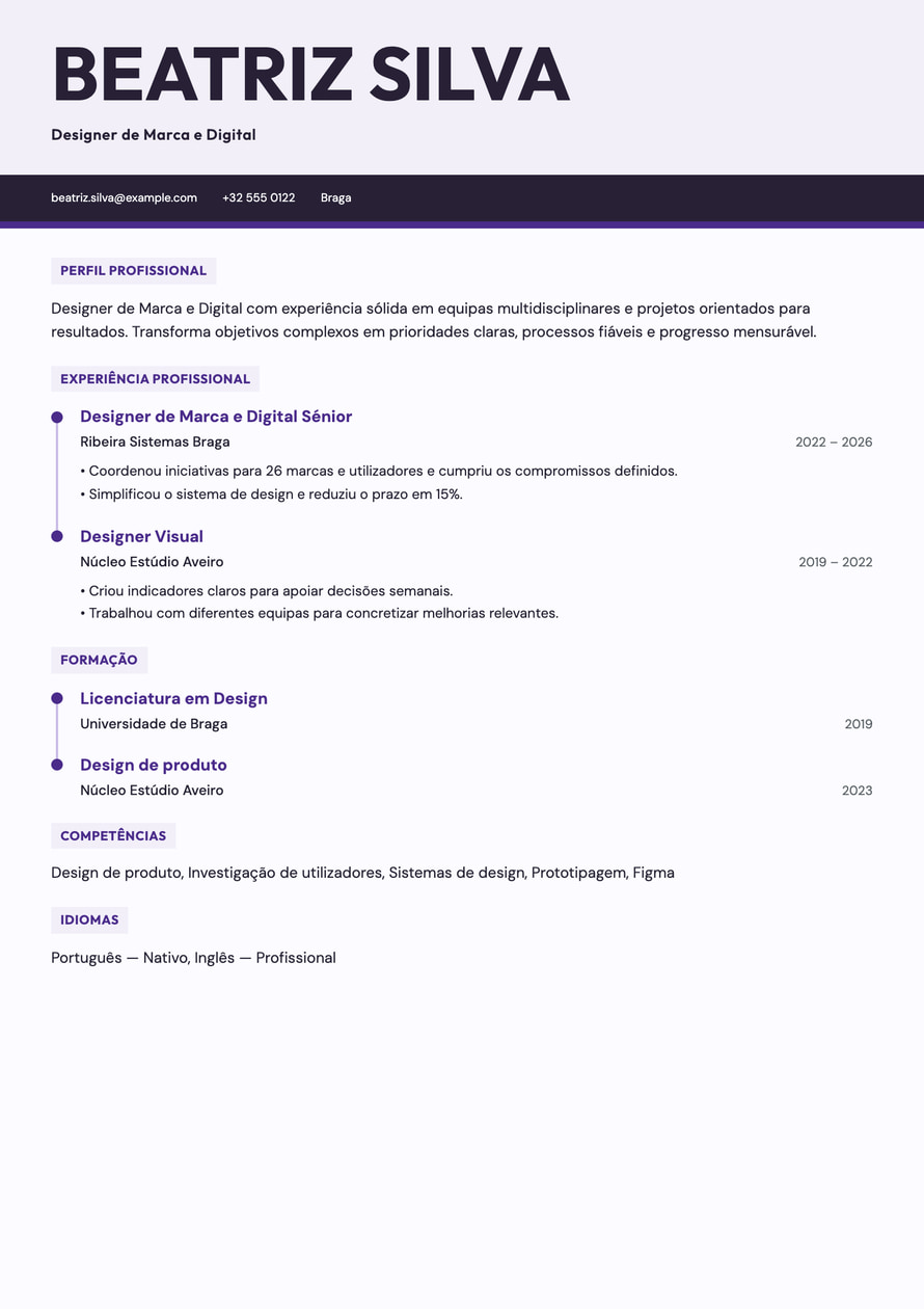 Offset resume preview